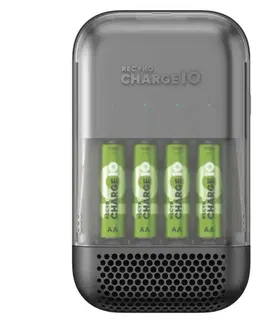 Inteligentní nabíječky EMOS Ultra-rychlá nabíječka baterií GP Charge 10 S491 + 4× AA B56499