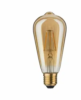 LED žárovky PAULMANN LED Vintage Rustika 4W E27 zlatá 1700K 284.07
