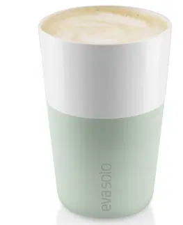 Termosky a termohrnky EVA SOLO Termošálky na latte 360 ml 2 kusy šalvějově zelená