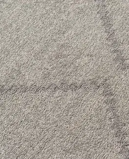 Koberce a koberečky Dywany Lusczow Kusový koberec SOFT ROMBY ETNO krémovo-béžový, velikost 140x190