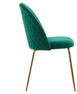 Židle do jídelny Sada Židlí Zelená