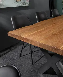 Jídelní stoly LuxD Designový jídelní stůl Massive X Honey 300 cm akácie