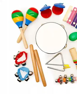 Hudební nástroje pro děti Sada 10 hudebních nástrojů pro děti ECOTOYS