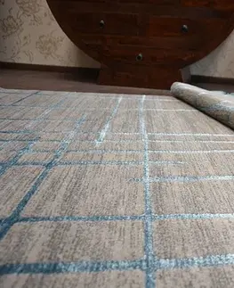 Koberce a koberečky Dywany Lusczow Kusový koberec MANYAS Herro šedo-modrý, velikost 160x230