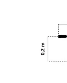 Příslušenství DecoLED T rozbočovač, 7 výstupů, černý, IP67 EFX17T