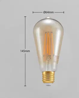 Stmívatelné LED žárovky Arcchio LED žárovka E27 ST64 6,5W 2500K 3 st. stmívač
