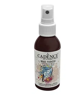 Hračky CADENCE - Textilná farba v spreji, vínová, 100ml