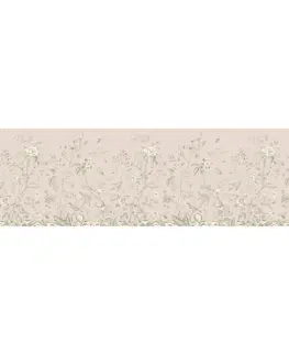 Tapety Samolepicí bordura Old graphic florals, 500 x 13,8 cm 