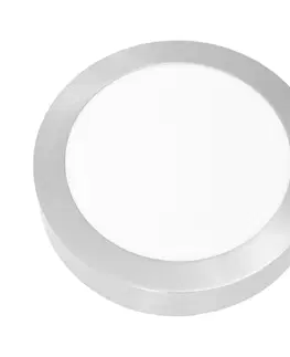 Klasická stropní svítidla Ecolite SMD kruh přisazený 22.5cm, 18W, 2700K, IP20, 1530Lm LED-CSL-18W/27/CHR