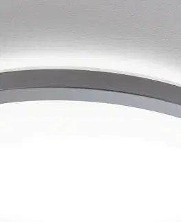LED stropní svítidla PAULMANN LED Panel Atria Shine kruhové 293mm 2000lm 4000K matný chrom