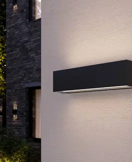 Venkovní nástěnná svítidla Lucande Tilde – dlouhé LED nástěnné světlo venkovní IP65