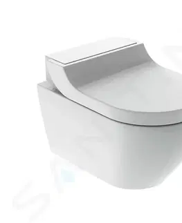 Záchody GEBERIT AquaClean Elektronický bidet Tuma Classic s keramikou, Rimfree, SoftClosing, alpská bílá 146.092.11.1
