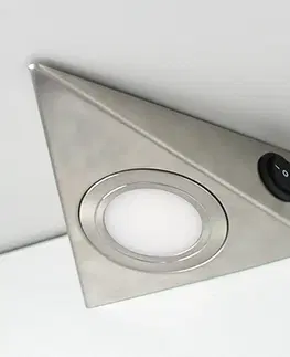 Světlo pod kuchyňskou linku Evotec Trojúhelníkové LED svítidlo do podhledů CS, 3x