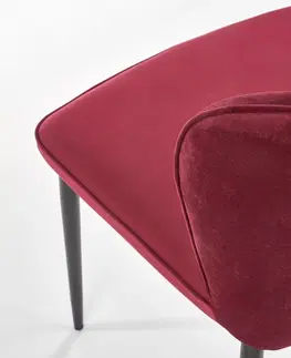 Židle HALMAR Designová židle Olivie bordó