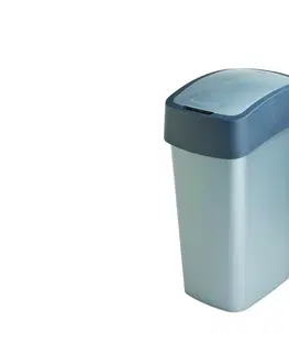 Koše odpadkové CURVER - Koš odpadkový 50l stříbrný