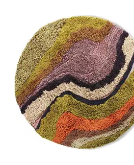 Koberce a koberečky Barevný kulatý všívaný koberec Tufted - Ø 150cm HKLIVING TTK3060