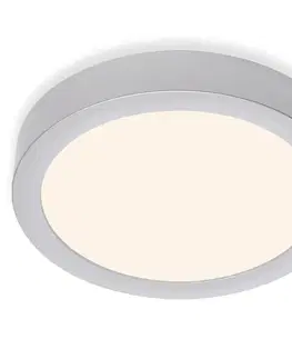 LED stropní svítidla BRILONER LED stropní svítidlo, pr. 22,5 cm, 16,5 W, matný chrom BRI 7117-014
