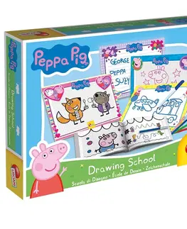 Hračky společenské hry LISCIANIGIOCH - Škola Kreslení - Peppa Pig