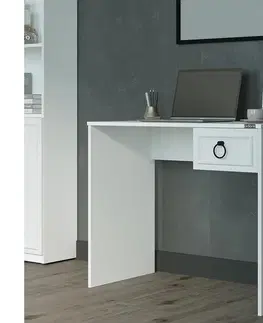 Myši Adore Furniture Pracovní stůl 75x90 cm bílá 
