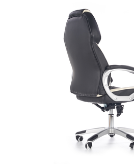 Kancelářské židle Kancelářské křeslo TAKENO, černo-bílá