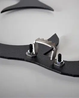 Hodiny Hanah Home Nástěnné hodiny Gear 70 cm černé