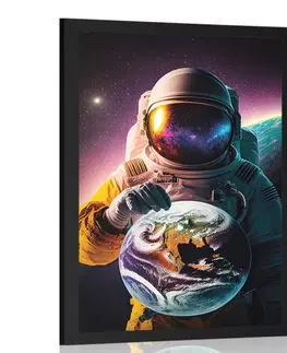 Astronauti Plakát kosmonaut v neznámé atmosféře