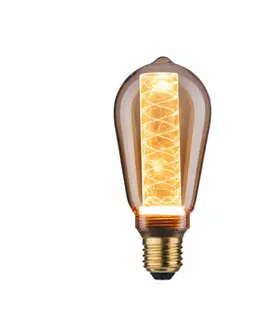 LED žárovky PAULMANN LED Vintage žárovka ST64 Inner Glow 4W E27 zlatá s vnitřní spirálou 285.98 P 28598