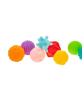 Hračky AKUKU - Sada senzorických hraček 8ks balónky