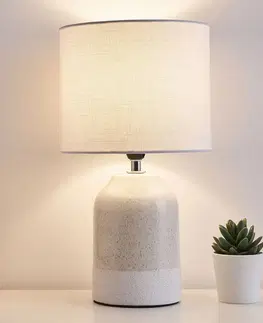Stolní lampy Pauleen Pauleen Sandy Glow stolní lampa, bílá/béžová