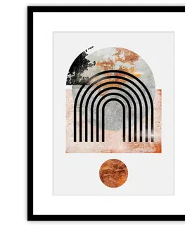 Obrazy a plakáty Obraz Abstract I 40x50cm copper