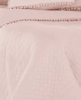 Přehozy Přehoz na postel AmeliaHome Meadore II pudrově růžový, velikost 200x220