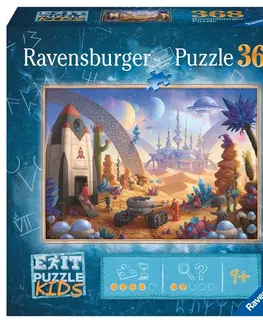 Hračky puzzle RAVENSBURGER - Exit KIDS Puzzle: Vesmír 368 dílků