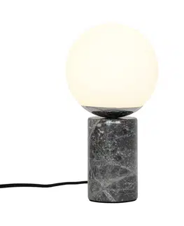 Designové stolní lampy NORDLUX Lilly mramor stolní lampa šedá 2213575010