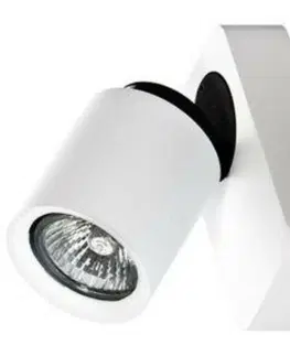 Moderní bodová svítidla Stropní a nástěnné bodové svítidlo AZzardo Tomi 1 white/grey AZ0662 GU10 1x50W IP20 12cm bílo-šedé