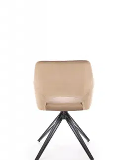 Židle Otočné jídelní křeslo K535 Halmar Šedá