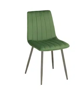 Židle do jídelny Židle LISA Zelený Samet