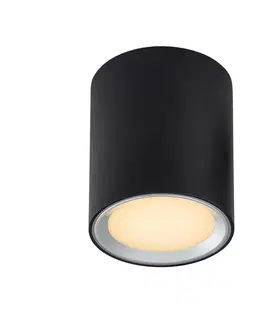 Stropní svítidla Nordlux LED downlight Fallon long 3-step-dim černá/ocel