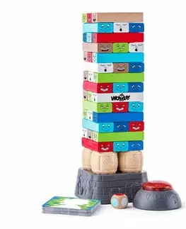 Dřevěné hračky Woody Elektronická hra s časovačem Věž, 10,5 x 29 cm