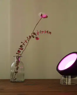Inteligentní stolní lampy LUTEC LED stolní lampa Globe s funkcí RGBW, černá