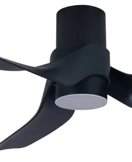 Stropní ventilátory se světlem Beacon Lighting Stropní ventilátor Nautica LED, černý