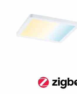 Chytré osvětlení PAULMANN Smart Home Zigbee LED vestavné svítidlo Areo VariFit IP44 hranaté 175x175mm 13W bílá měnitelná bílá 930.47