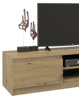TV stolky TP Living Televizní stolek Risan 140 cm hnědý