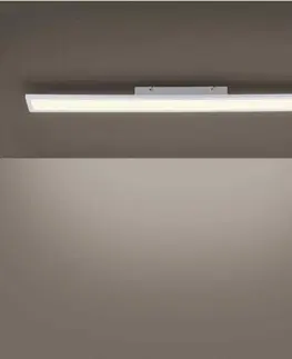 LED stropní svítidla PAUL NEUHAUS LED panel svítidlo, bílé, hranaté, CCT nastavení teploty barvy, stmívatelné 2700-5000K