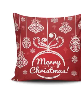 Polštářky a polštáře Dekorační polštářek MERRY CHRISTMAS 43 cm bavlna/polyester