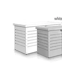 Úložné boxy Biohort Úložný zamykací box (šedý křemen metalíza) 100 cm