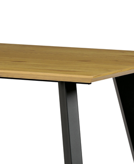 Jídelní stoly Jídelní stůl LATICORN 140x80 cm, dub divoký