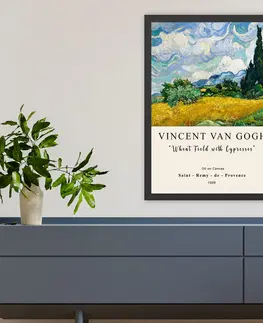 Obrazy Dekorativní obraz van Gogh POLE Polystyren 35x45cm