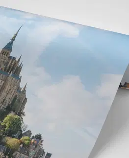 Samolepící tapety Samolepící fototapeta hrad Mont-Saint-Michel