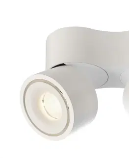 LED bodová svítidla Light Impressions Deko-Light stropní přisazené svítidlo, Uni II Mini Double, Tilt, 21 W, DIM, 2700 K, 220-240V 1360 lm 160 mm bílá 348235