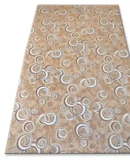 Koberce a koberečky Dywany Lusczow Kusový koberec DROPS Bubbles béžový, velikost 400x600